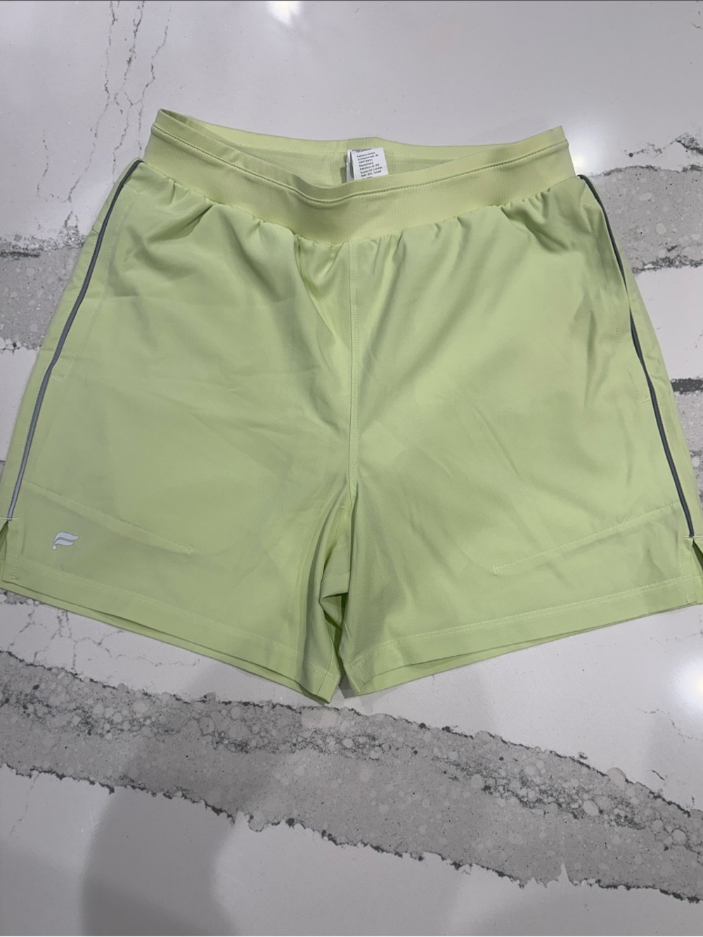 Men’s S Fabletics Athletic Shorts - Light Lime